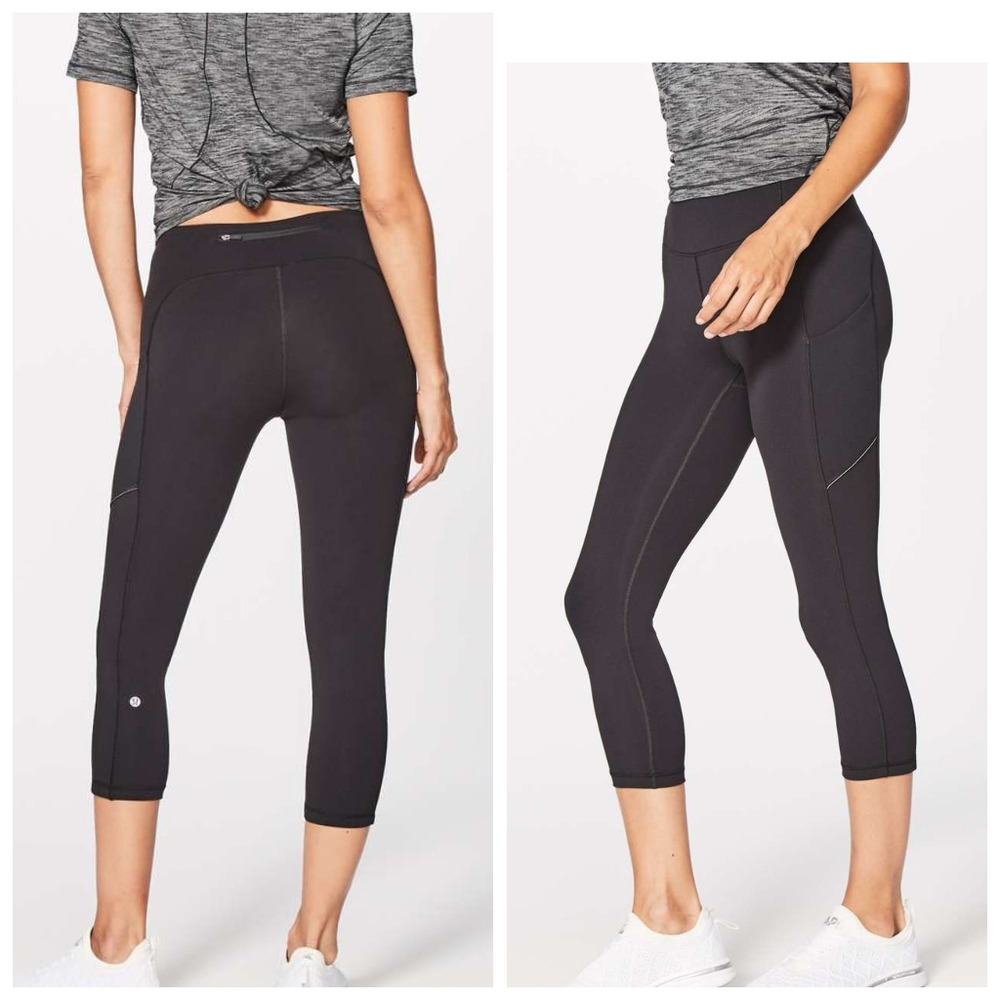 Lululemon Speed Up Crop (21") Black